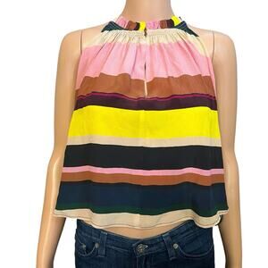 Crop Top Apiece Apart Apolla - Taille 6 En Coton Blanc, Neuf Avec étiquettes, Style Bi-layer